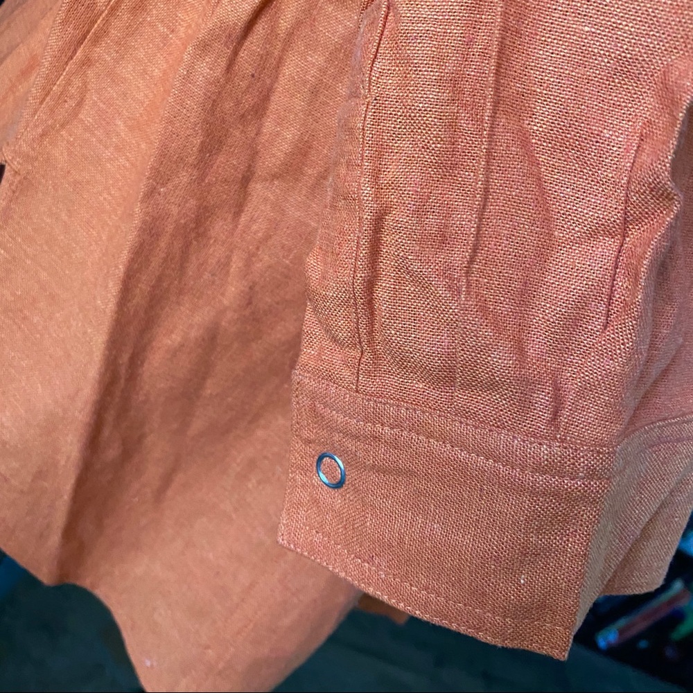 Linen Button Up - Picture 2 of 4